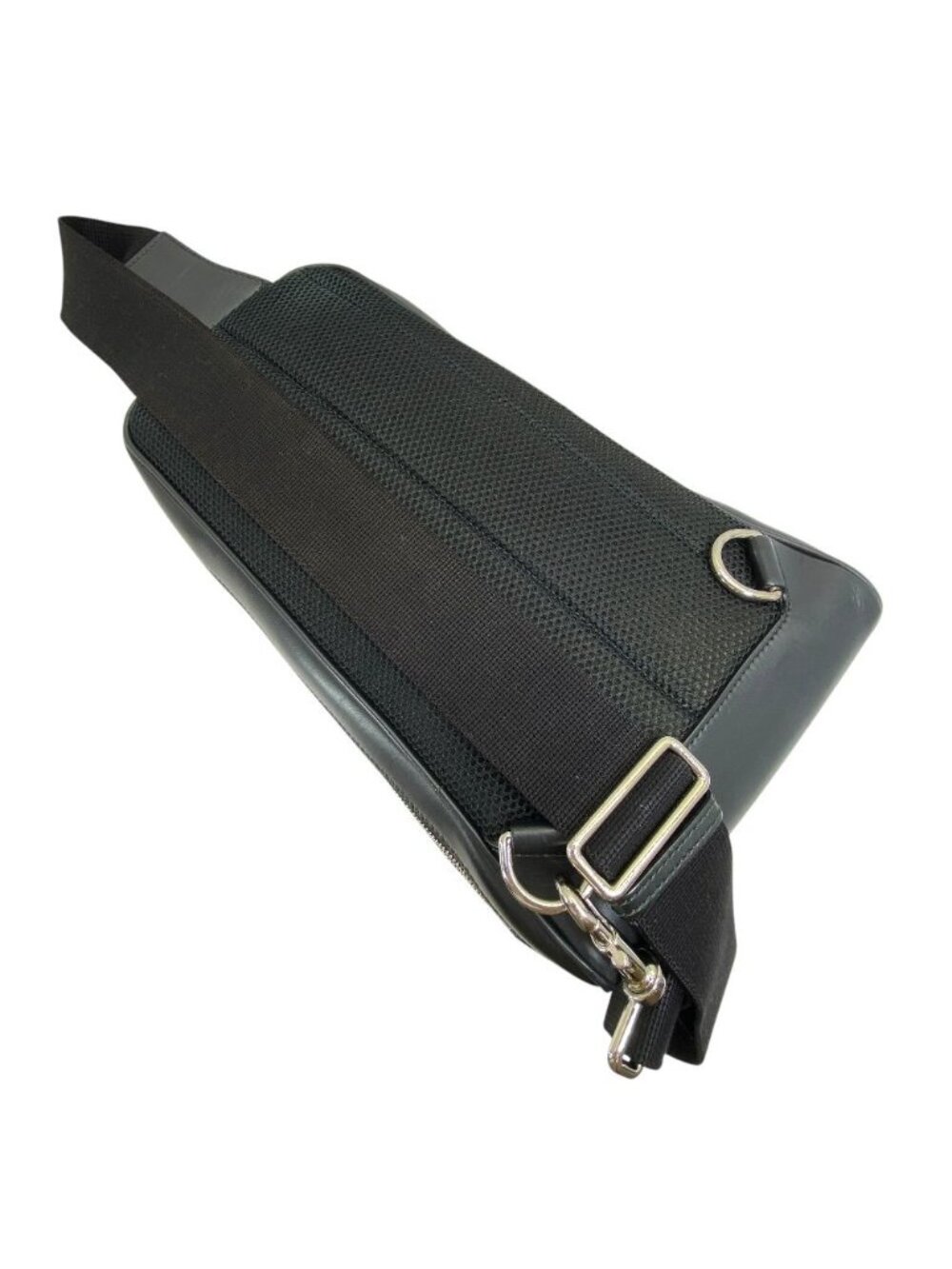 Gucci Guccissima Cross Belt Bag GG Logo Leather Black Mode Practical - Picture 2 of 10